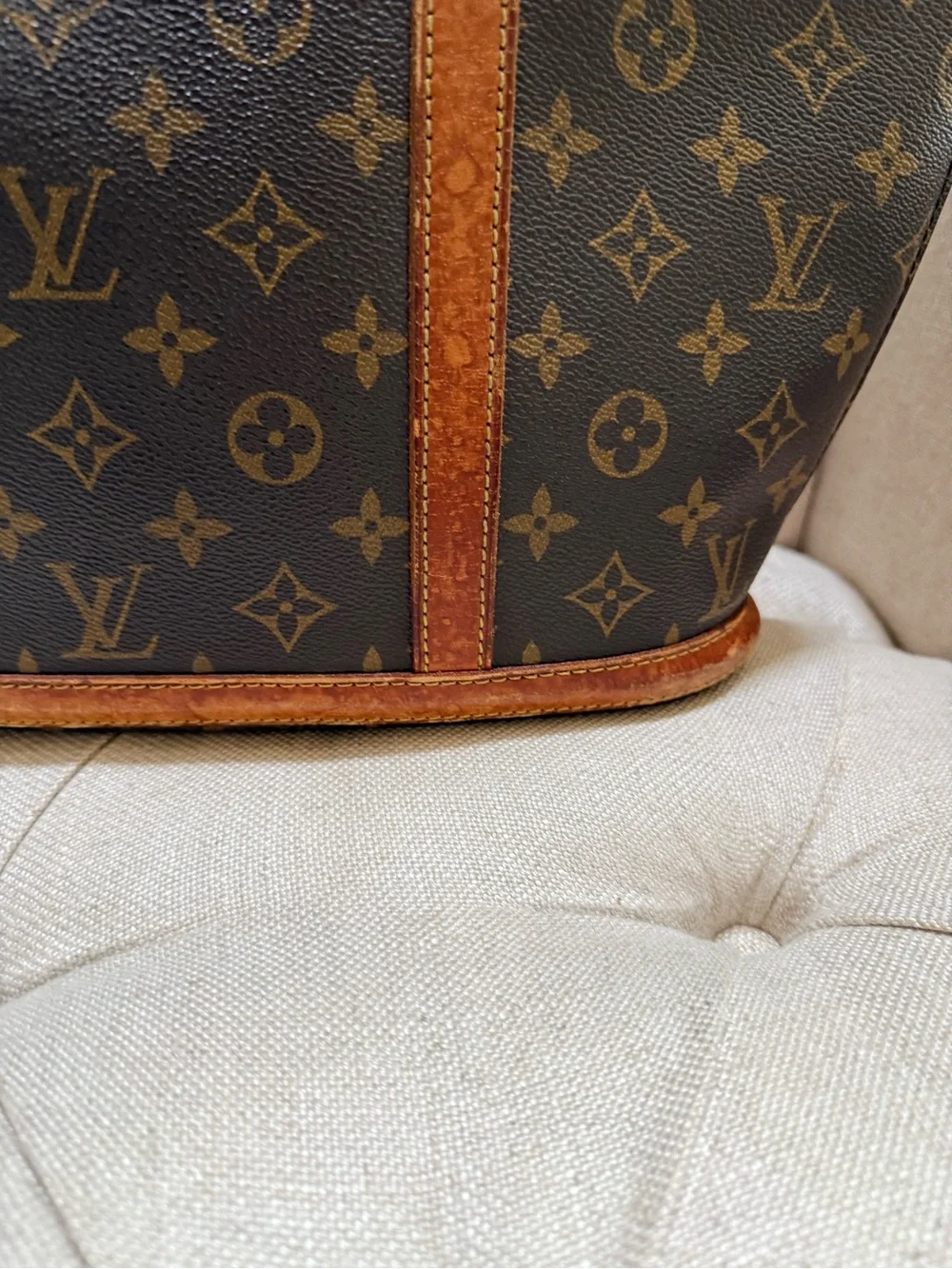 Louis Vuitton Vintage Monogram Babylone Tote Shoulder Bag